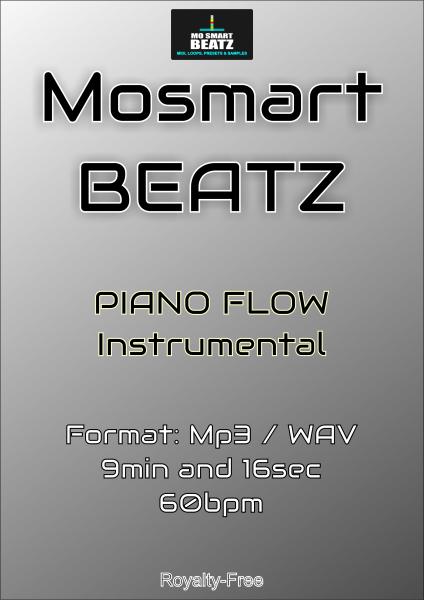 Piano Flow instrumental 60bpm 9min 16sec